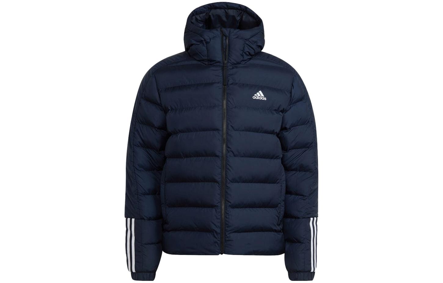 Adidas Jackets Men s Marine Blue Hooded Thickened Other GT1686 XS