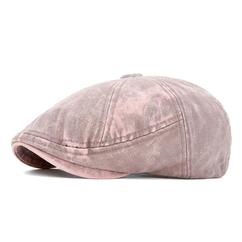 Big Head Circumference Newsboy Cap Men's Beret Vintage Octagonal Newsboy Cap