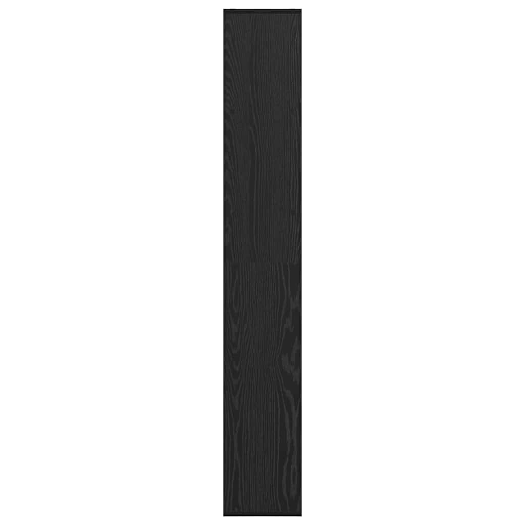 Bookshelf Black Oak Look 67 x 25 x 162 cm Engineered Wood