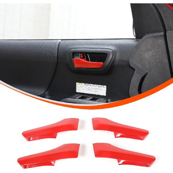 Car Inner Door Handles Cover Trim Compatible with Toyota Tacoma 2016-2022, Auto Inner Door Handles Cover Interior Door Handles Protector Trim