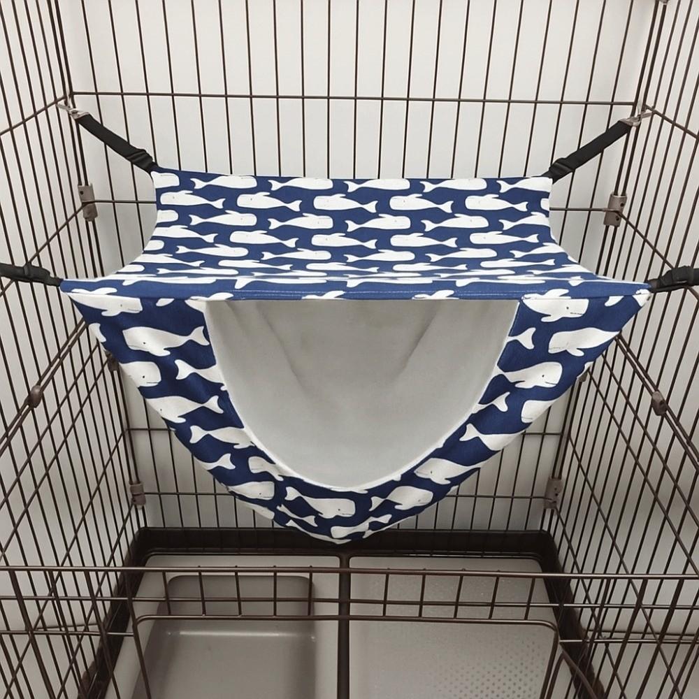 Breathable Kitten Swing Bed Sleeping House Cat Hanging Bed Cat Cage Hammock  Guinea Pig