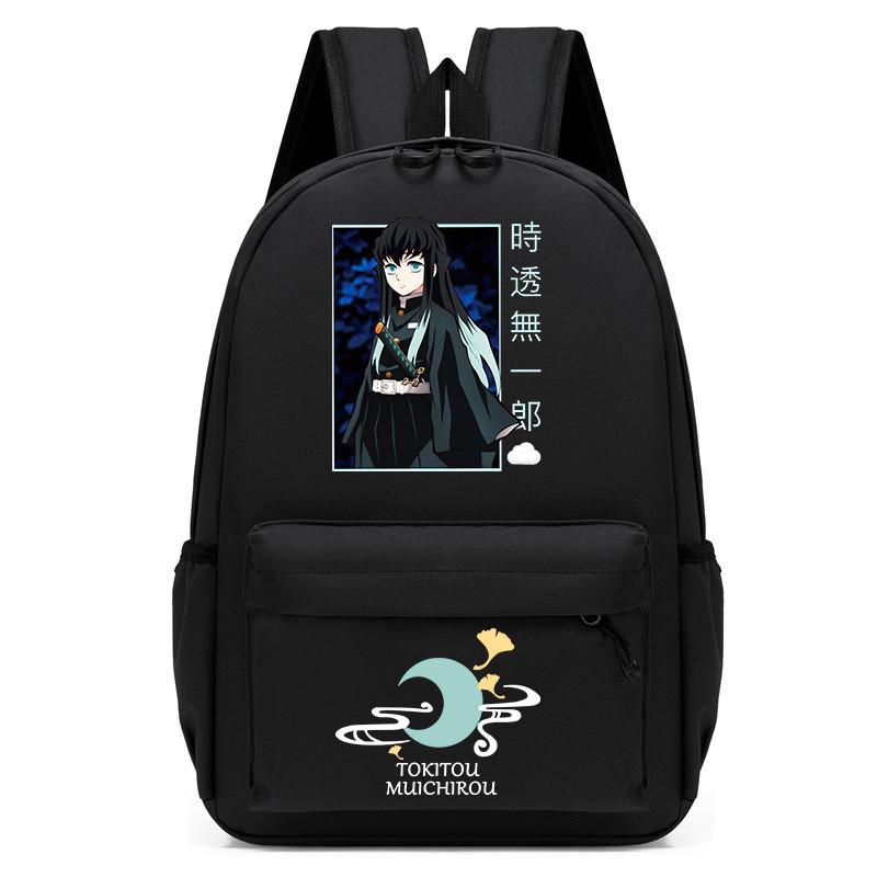 Demon Slayer Anime Print Backpack Student School Lightweight Small Bag