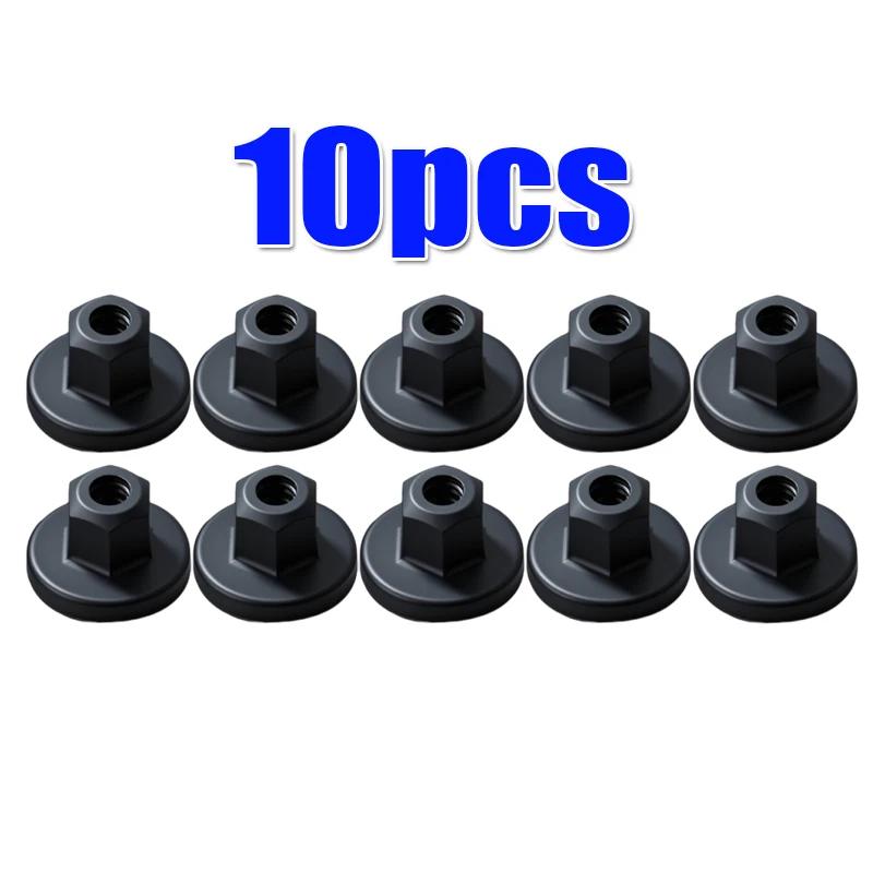 

10-20pcs Auto Clips Hex Head Plastic Self-Threading Nut Car Interior for BMW Retainer Chassis Rear Bumper Splash Shield Parts