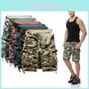 Premium Quality Men Sport Camouflage Cargo Shorts With Military Combat Design
