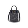 MLB Diamond Pattern Adjustable Detachable Shoulder Strap Faux Leather Tote Bag Unisex Tote Bags Black 7ACRMD93N-50BKS