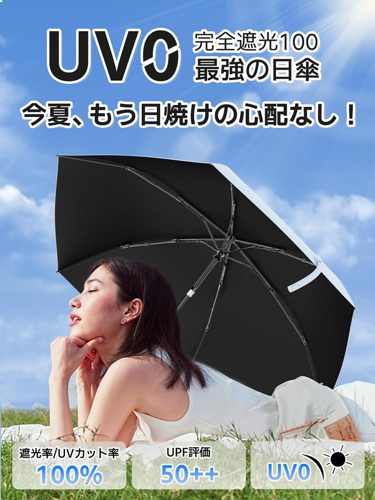 200g Parasol with UV and Heat Coolest JIS Folding Umbrella with Protects and Heat Automatic and Super Perfect for and Includes Storage Perfect As a or