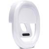 LED Selfie Ring Light, Rechargeable Mini Clip-on Phone, Tablet, Laptop, Camera Lighting with 3 Brightness Levels (White)