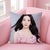 Popular fashion Chinese sexy actress LLiu Yan Cushion Cover Pillow Case Soft Friendly Fabric  Concealed Zipper