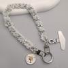 Pendant Cell Phone Chain Pearl Mobile Phone Lanyard Mobile Phone Strap  Women/Lady/Girl