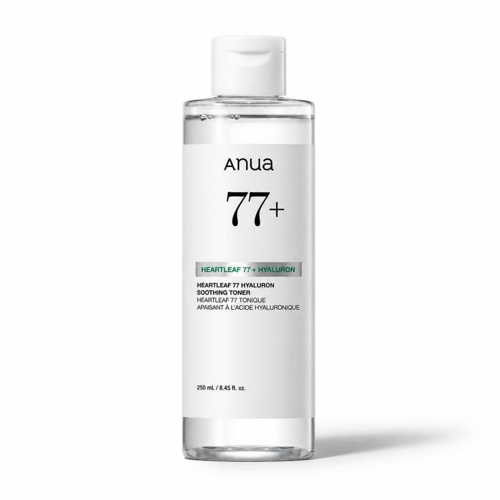 Anua NEW Heartleaf 77 Hyaluronic Soothing Toner Hydrating & Calming Facial Toner 350ml