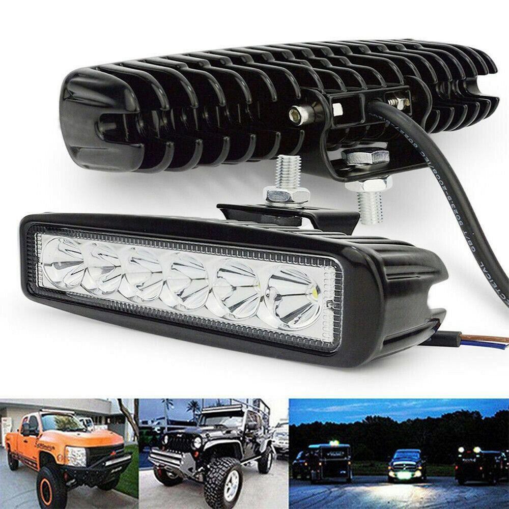 800 LM LED Car Work Light High Bright LED Light Bar Spotlight Offroad Headlights Trailer Lighting