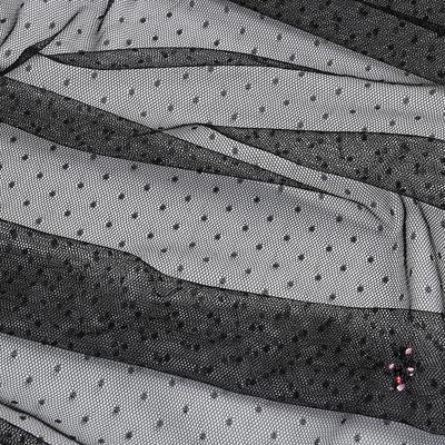 Polka Dot Lace Mesh Women's Fashion Dress Fabric