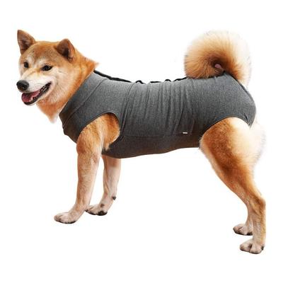 Elastic Dog Recovery Suit Comfortable Adjustable Pet Anti-Lick Suit Breathable Washable Cat Jumpsuit Travel Use