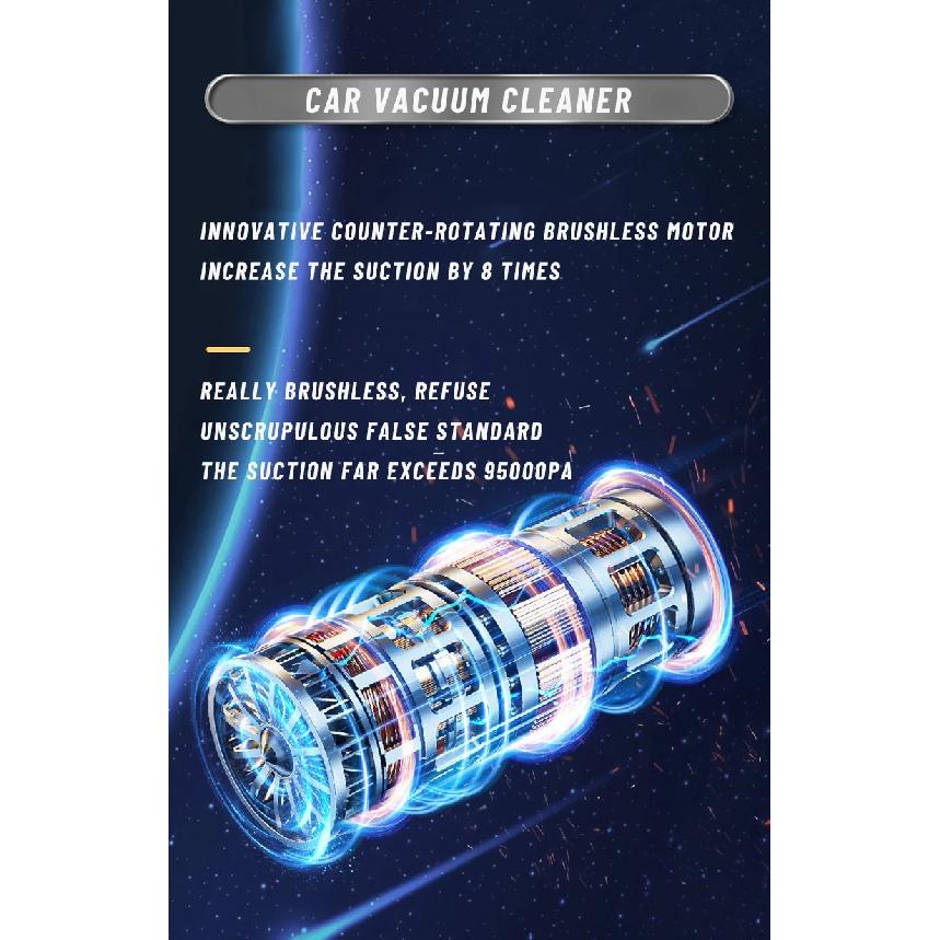 Car Vacuum Cleaner Auto Robot Wireless Cleaning Machine Automotive Car Accessories Home Appliance Tools Strong Suction Cleaners