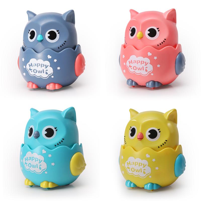 Inertial Gliding Owl Pull-Back, Drop-Resistant Toy for Kindergarten Kids