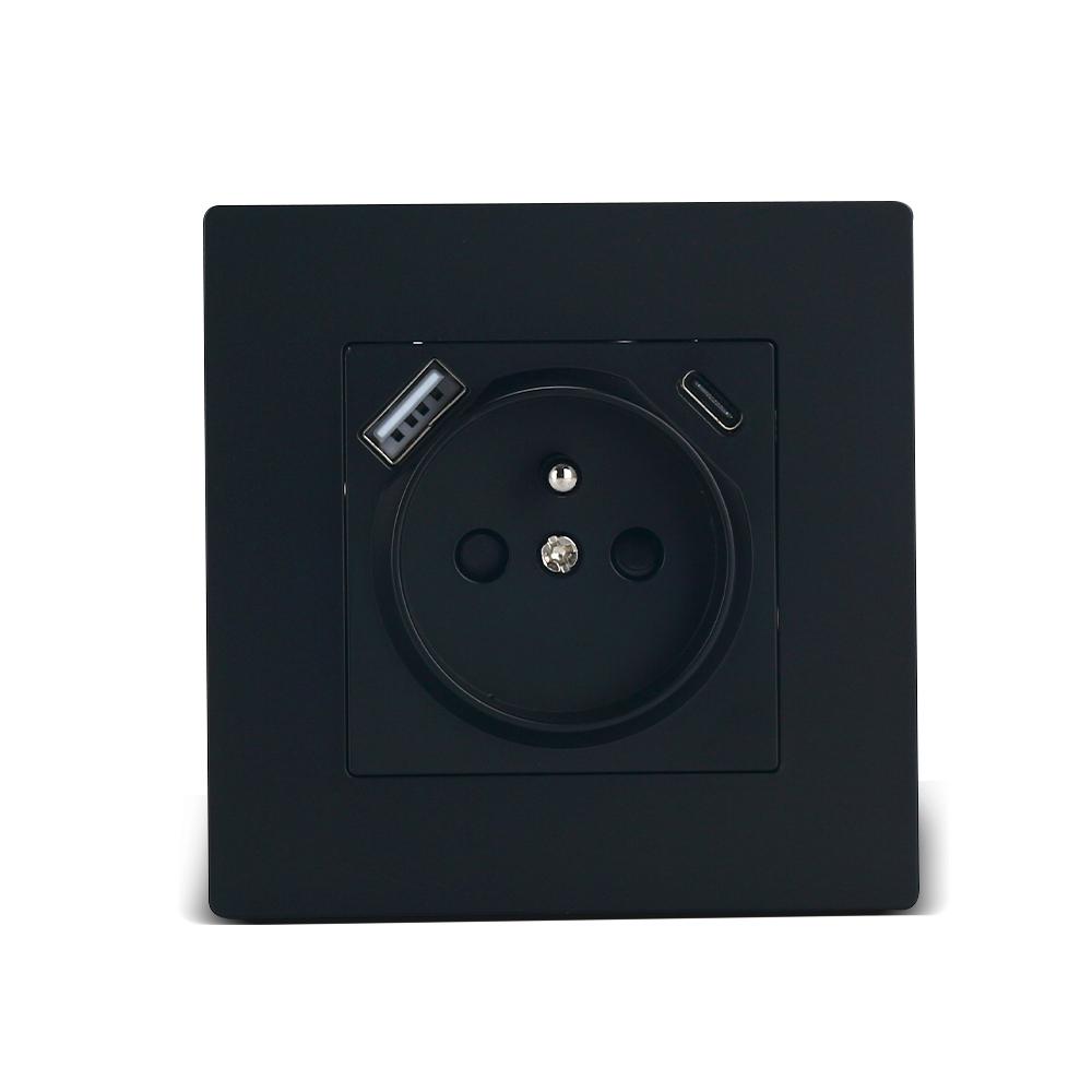 Hot Sales MEZEEN PA66 V0 Flames Retardant PC Plastic Panel Electrical 2 Gang 1 Way 2 Way Wall Light Switch 10A