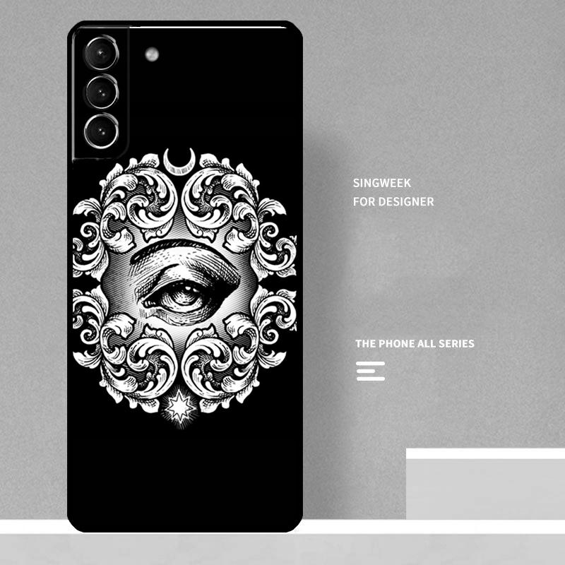 Eyes Pattern Case For Samsung Galaxy S25 Ultra S21 S22 S23 S24 Ultra S9 S10 S20 Plus S25 FE Phone Cover