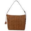 MCM Aren Visetos Hobo Bag Cognac MWHESTA02CO001