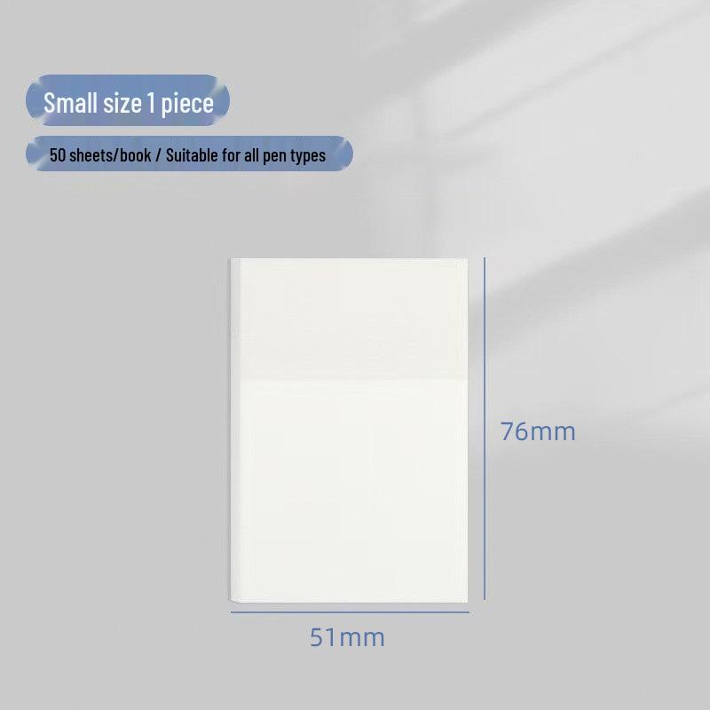Handwritten Transparent Sticky Notes: Adhesive and Tearable, Perfect for Students to Highlight Key Points.