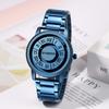 Quartz Creative and Unique Stainless Steel Magnetic Popular Fashion Birthday Wristwatch, Design, Unisex Strap, Display, Waterproof, Rainproof,