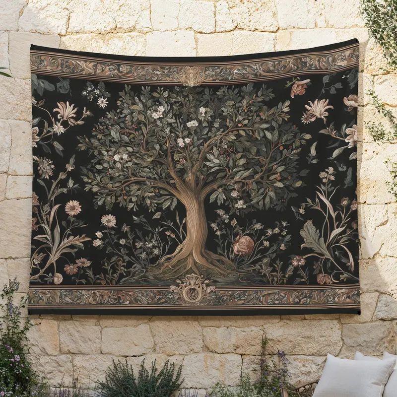 Tapestry Oak Medieval Castle 75x100
