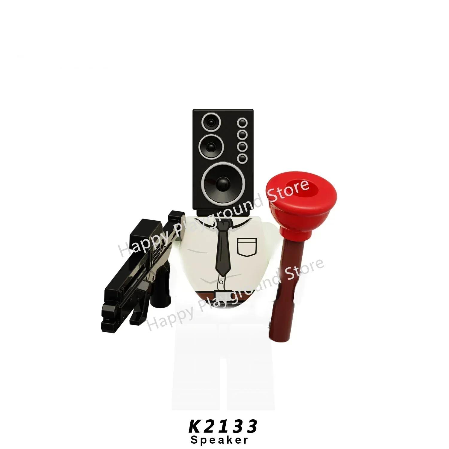 

non-toxic Skibidi Toilet Man Anime Cartoon Bricks Dolls Cameraman Speakerman TV Man Mini Action Bricks Toy Figures Building Blocks