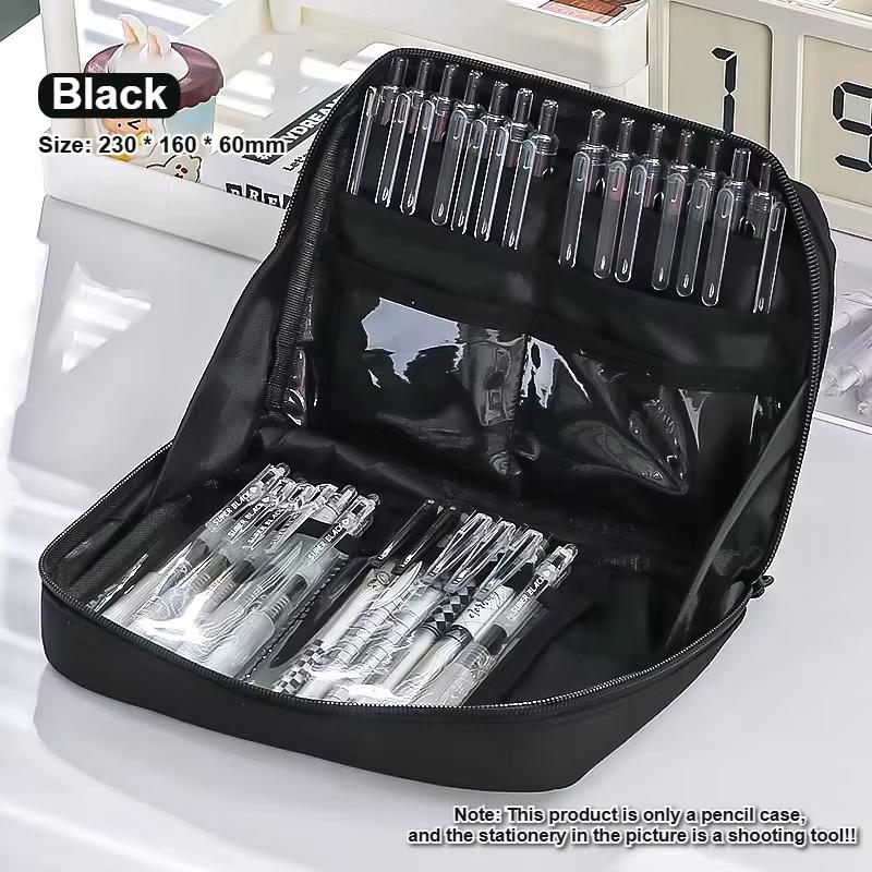 12 Layers Large Capacity Pencil Case Good Looking Multifunctional Classification Storage Stationery Storage Bag 1pc
