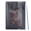 Clear Book Cover Made In Transparent Matte Hardcover Cover Hardcover [aso] "fog" Japan, 46-size, (Sax Blue/Black, 46-size Size) FG-M241-XB