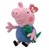 Peppa Pig Ty Beanie Plush - George - Plush Toy - Pink - 3 Years and Up