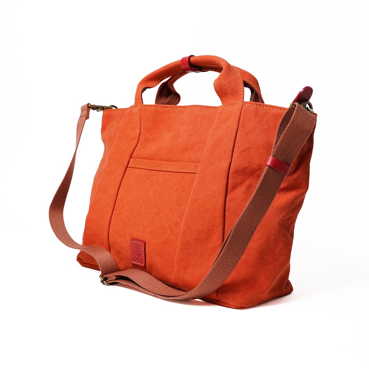 

Сумка-тоут через плечо Baggy Port BAGGY S ANNEX 18 из армейского хлопка, цвет LGRN4024 (оранжевый)
