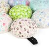 1Pc New Ball-Shaped Button Storage Tool Needle Holder Floral Wrist Strap Sewing Pin Cushion