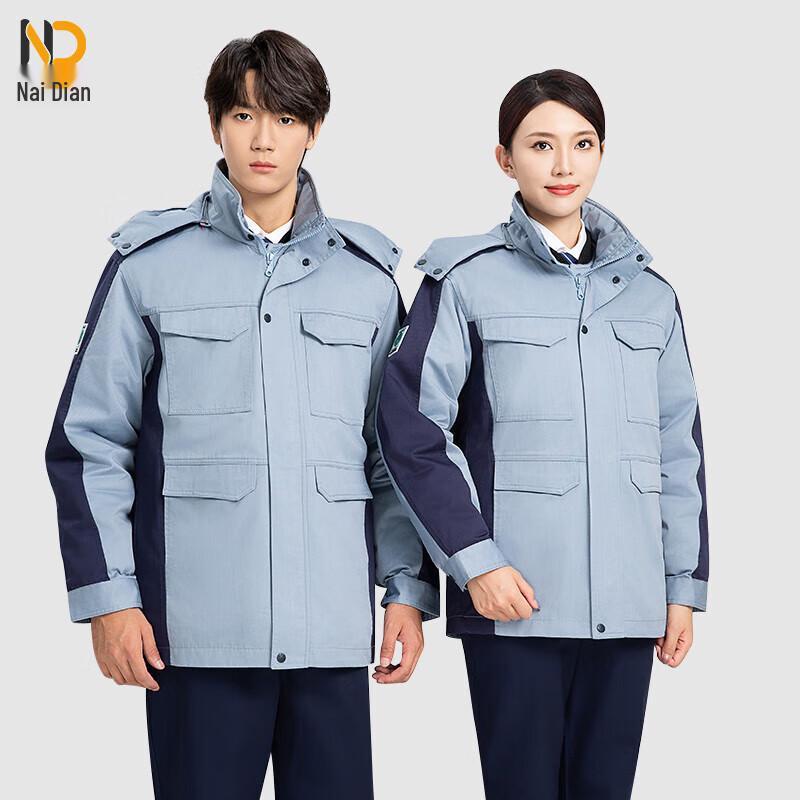 Men s Anti-static Winter Work Jacket with Detachable Liner XL