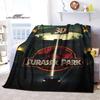 Jurassic Park Blankets for Beds Home Travel Adult Flannel Blanket for Couch Bed Living Room Sofa Child Keep Warm King Size