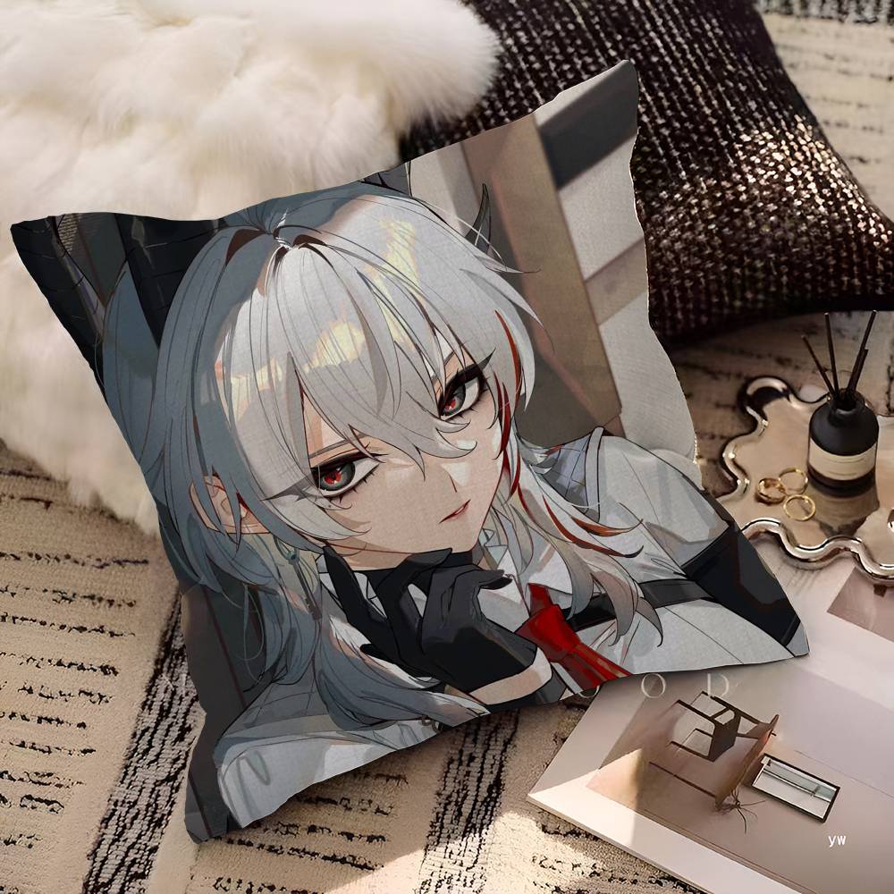 Zani Game W-Wuthering Waves Pillow Anime Pillow Sofa Bed Head Pillow Cover Cushion Cover 45X45 Cm Fashion