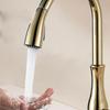 Creative pull-out faucet, all copper European style faucet, kitchen sink, vegetable washing basin, hot and cold water head