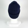 Pristine LOEWE Knit cap Logo design beanie Navy blue wool Women F540257X23 Used