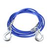 Steel Wire Rope With Hook Steel Wire Towing Strap Car Supplies Anti-Slip High Tensile Strength For Truck Boats Motorcycles
