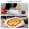 Pizza Spatula Metal Strip Foldable Wooden Handle Nonstick Pizza Spatula for Pizza Oven Pizza Turning Tool Baking Pastry Tool