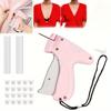 Handheld sewing machine set, 1 piece, clothing repairer with micro needles, 50 bear clips and 660 adhesive pins, household items