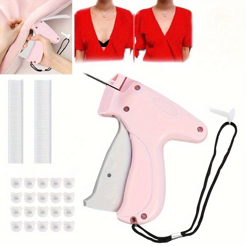 Handheld sewing machine set, 1 piece, clothing repairer with micro needles, 50 bear clips and 660 adhesive pins, household items