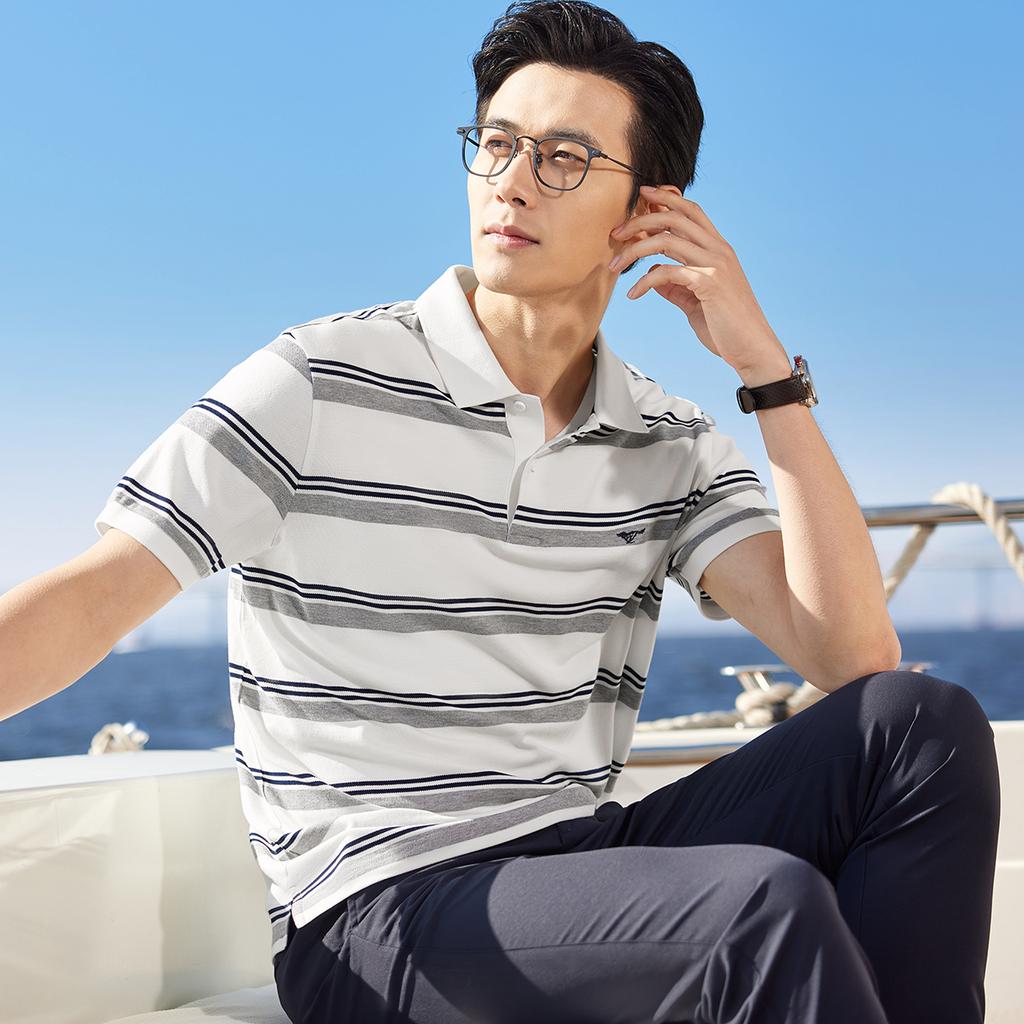SEPTWOLVES Polo Shirt Men's Raw White 1D1F30606519