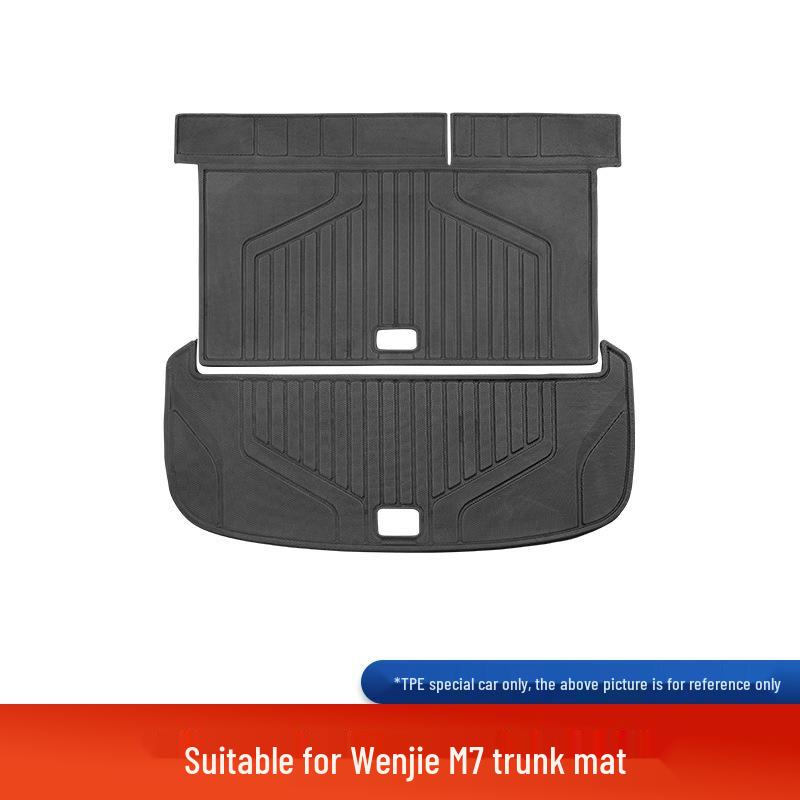 25-Model Double-Layer TPE Floor Mats for AITO M7, Car-Specific Original Color