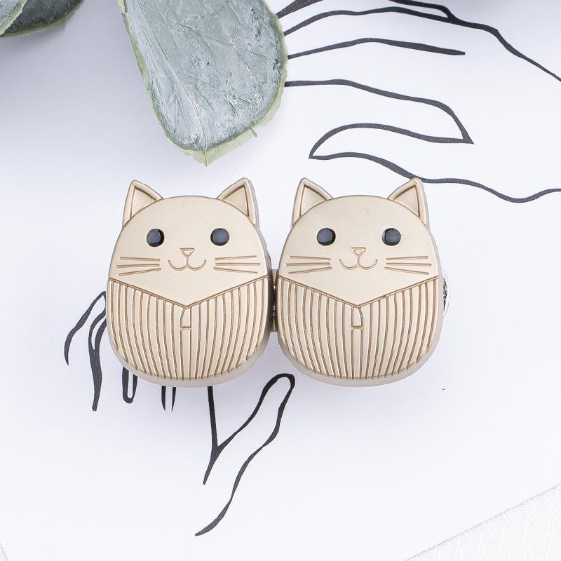 

Cartoon Adjustable Waist Buckle Cute Kitten Shape Jean Waist Button Detachable Jeans Tightener Clothing Accessories Gifts