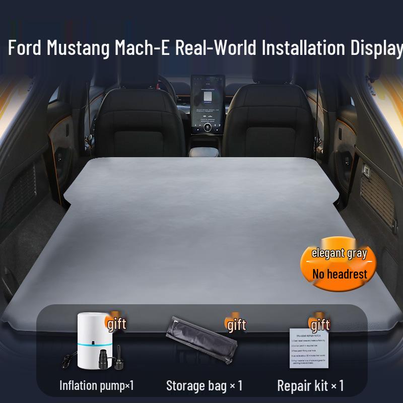 Ford Mustang Inflatable Car Mattress: Automatic Rear Seat Sleeping Pad for Trunk