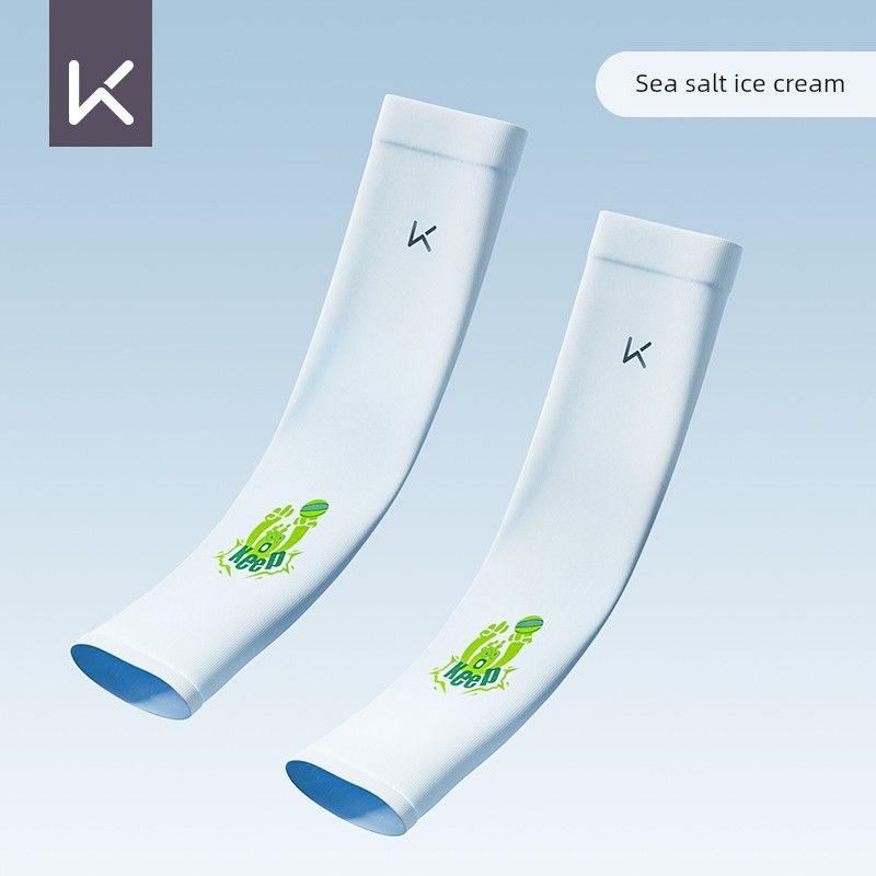 

Детские солнцезащитные ледяные рукава для мальчиков и девочек, нарукавники, летние, для занятий спортом на открытом воздухе, защита от УФ-лучей, удобные, дышащие, из вискозного волокна Sea Salt Ice Cream-Sleeve One size