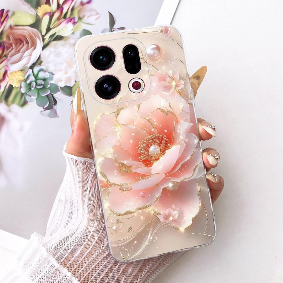 Clear For Oppo Find X9 Case Cover Cute Cat Fashion Butterfly Luxury Painted Soft Casing For Oppo CPH2797 PLJ110