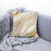 Elegant White Marble Pattern Cushion Cover Premium Comfort Reversible Pillow Cove Two In One Design for Any Room  Car Interior