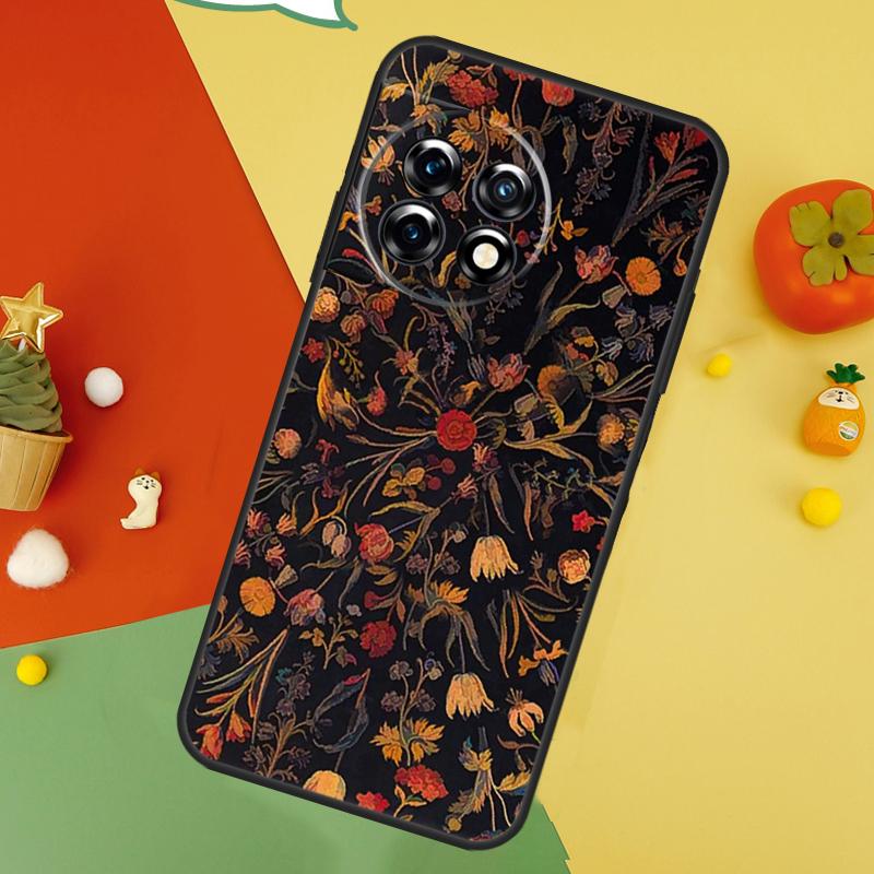 Flower Plant Art Case For OnePlus Nord 5 CE 2 3 4 Lite N20 N30 OnePlus 15 13 12 11 10 10T 12R 13T 13R Cover