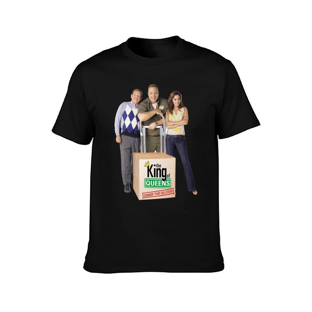 The King of Queens TShirt Simple Solid Color Crew Neck Tee