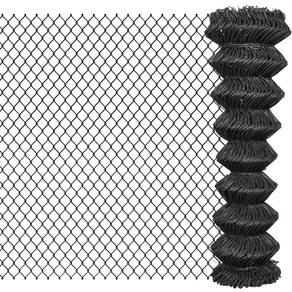 Steel Mesh Fence 25 x 1.5 m Grey